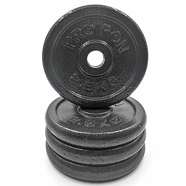 PROIRON Solid Cast Iron Weight Plate Discs-Dumbbell-4 x 2.5kg-gb-PROIRON