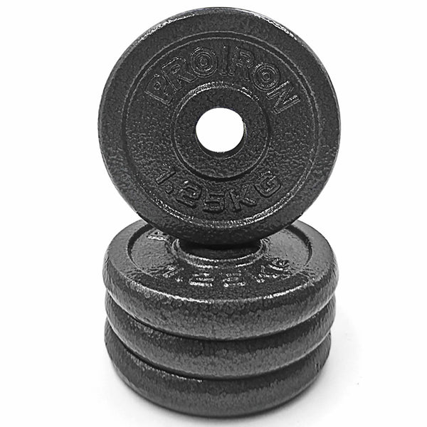 PROIRON Solid Cast Iron Weight Plate Discs-Dumbbell-4 x 1.25kg-gb-PROIRON