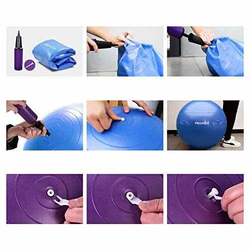 PROIRON Yoga Ball with Postures-Fitness Accessories-PROIRON